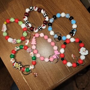 Colorful Keychain Wristelets .. $10 Each